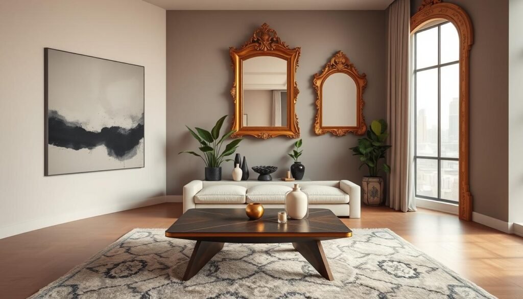 modern versus classic wall decor